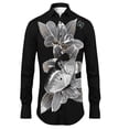 thumbnail image 3 of Camisa para hombre nueva personalidad de otoño estampada camisas de manga larga para hombre casual de talla grande ropa gótica camisa hawaiana de playa fiesta superior, 3 of 5