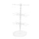 thumbnail image 5 of Soporte giratorio para exhibición de joyas, soporte para pulseras, torre para pendientes, soporte giratorio colgante. 3 niveles claros, 5 of 9