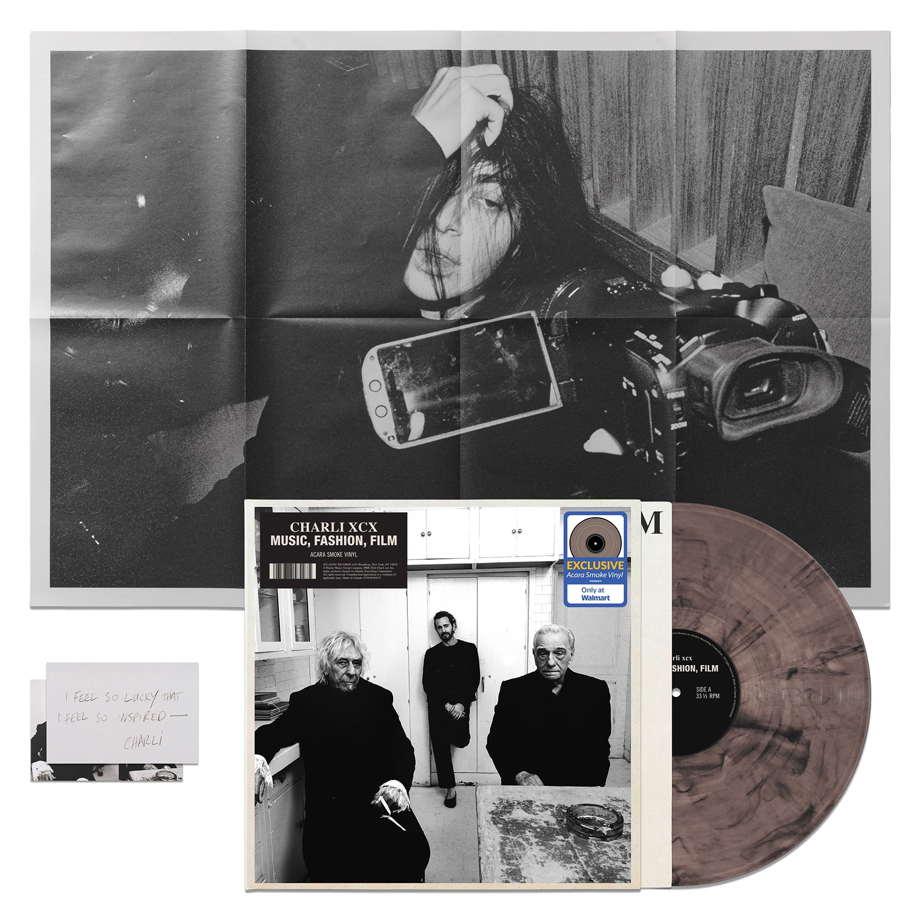 Charli xcx - Music, Fashion, Film (Walmart Exclusive) - Acara Smoke Vinyl