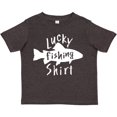 thumbnail image 3 of Inktastic Lucky Fishing Shirt Fish Boys or Girls Toddler T-Shirt, 3 of 5