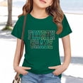 thumbnail image 2 of YunPes Girls School T Shirt Fourth Grade Back To School Short Sleeve Tops Elementary Student Summer Versatile Crewneck Tee Tops, 2 of 5