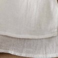 thumbnail image 5 of Women's Crinkle Cotton Feather Print T-Shirt Casual Round Neck Short Sleeve Boho Blouse Top, 5 of 7