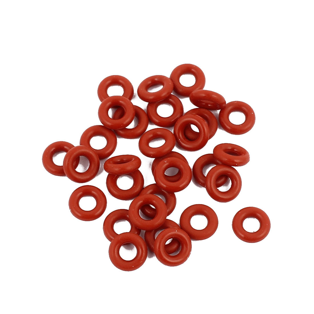 Red 1.5mm Cross Section O-Ring Sealing Washers Gasket,Food Grade Silicone Rubber 