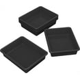 thumbnail image 1 of Storex Flat Storage Tray, Letter Size, 10 x 13 x 3 Inches, Black, 5-Pack, 1 of 1