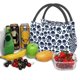 thumbnail image 3 of Fotbe black Skull white Bolsa Térmica Portátil con Estampado, Bolsa de Entrega de Alimentos Aislada, Bolsa Reutilizable de Gran Capacidad para Comidas y Supermercado, 3 of 6