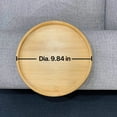 thumbnail image 5 of Sofa Tray Table Sofa Armrest Clip-On Tray Natural wooden Sofa Tray Practical TV Snack Tray for Remote Control Coffee Snacks, 5 of 6