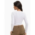 thumbnail image 4 of Women’s Basic Skinny Crop Top Tee Shirt Short Sleeve Workout Round Neck Cropped Tshirt, 4 of 6