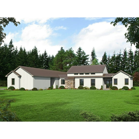 273-2719: Craftsman Traditional 3 Bed, 3 Bath Luxury Home Plan, 2719 Sq Ft: Full Blueprints with License to Build by Home Plan Marketplace - Lesuto