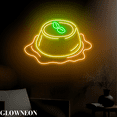 thumbnail image 3 of Glowneon Flan Led Sign, Sweet Flan Neon Sign, Dessert Flan Shop Decor, 3 of 5