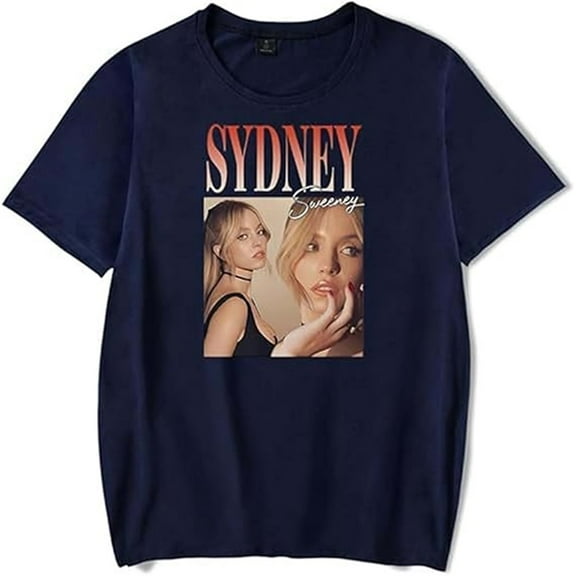 Sydney Sweeney Anyone But You Merch T-shirt Retro Trend Short Sleeve Unisex Casual Wear