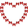 thumbnail image 1 of HWZWT 1 inch small flower applique red 1 inch small flower applique wedding, 1 of 3