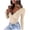 Khaki-women long sleeve tops, variant on Womens Tops Trendy Quarter Zip Long Sleeve Shirt Low Cut Tops Ribbed V Neck Cleavage Fall Shirts Blouses