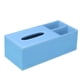 thumbnail image 1 of Caja De Servilletas De Tejido Soportes De Almacenamiento De Papel Cajas De Almacenamiento De Escritorio Del Automóvil - Azul Sunnimix Portavasos, 1 of 7