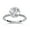 White Gold, variant on Hidden Halo Solitaire Engagement Ring for Women, 2.70 Carat (ctw) Round Cut Lab Grown Diamond Ring In 14K White Gold Over Sterling Silver F-G-H, SI Quality Ring Size-9