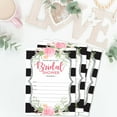 thumbnail image 6 of Inkdotpot 30FloralFill-In Style Bridal Shower Invitations Wedding Blank Invites, 6 of 8