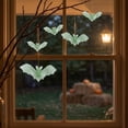 thumbnail image 3 of 5 Pieces Glow in The Dark Fake Bats Wall Decor Night Light Illusion Luminous Realistic Spooky Plastic Fake Bats for Halloween Trick Decoration Supplies, 3 of 6