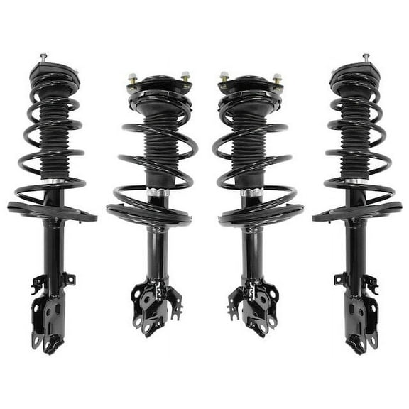 Front and Rear Strut and Coil Spring Kit - Compatible with 2013 - 2018 ES350 2014 2015 2016 2017