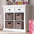 thumbnail image 2 of NovaSolo Halifax Medium Buffet with 4 Baskets in Pure White, 2 of 9