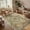 Green & orange, variant on VALOMENE 4'x6' Washable Non-Slip Beige Boho Floral Vintage Area Rug for Living Room Bedroom Dining Room Home Decor