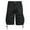 Black, variant on Havenre Men's Multi Pocket Zipper Cargo Shorts Big and Tall Regular Fit Casual Outdoor Hiking Loose Fit Twill Classic Short Pants Black XL
