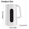 thumbnail image 3 of Juicer,5 In 1 Multi Functional Nut Maker Machine 40oz Soymilk Maker Highly Efficient For Homemade Oat Soy Juice With 12h Delay Start/Keep Warm/Self Cleaning, 3 of 9