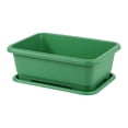 thumbnail image 2 of Rewenti Extra Large Rectangular Planting Container with Integrated Drainage Tray Ultimate Gardening Solution for Balcony Patio and Indoor Spaces, 2 of 6