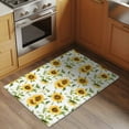 thumbnail image 3 of Sunflower Bathroom Rug Washable 2x3 Entryway Rug Non Slip Farmhouse Flowers Summer Botanical Front Door Mat Low Pile Indoor Doormat Throw Floor Carpet for Kitchen Bedroom Entrance, 3 of 8