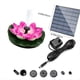 thumbnail image 4 of Fuente Solar Estanque Fuentes de Baño para Pájaros Al Aire Libre Jardín Flotante de Energía Solar (Rosa), 4 of 5