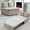 Beige, variant on Puremind Pull Out Sofa Bed, Convertible Queen Sleeper Sofa with Mattress, Loveseat Pull Out Couch Bed with 2 Cushions for Small Place/Apartment/Office, Dark Gray