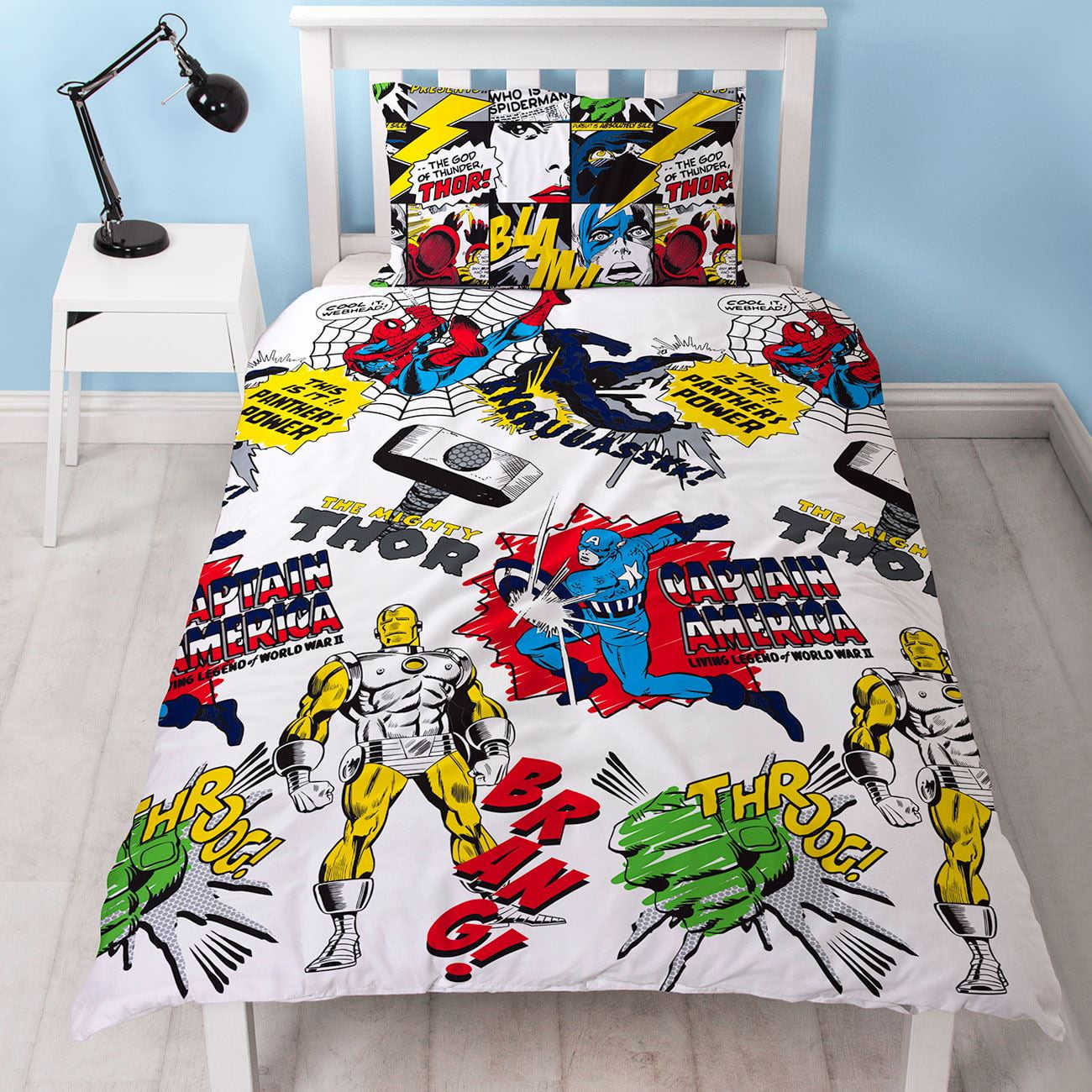 Marvel Comics Scribble Rotary Duvet Cover Set Walmart Canada