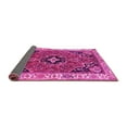 thumbnail image 2 of Ahgly Company Indoor Square Oriental Pink Traditional Area Rugs, 7' Square, 2 of 4