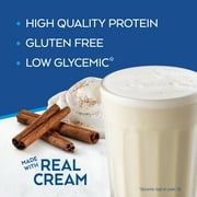Atkins Protein Shake, Low Glycemic, High Protein, Creamy Cinnamon Swirl, 4 Count
