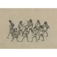 thumbnail image 2 of Palmer Cox 18x14 Gold Ornate Wood Frame and Double Matted Museum Art Print Titled - Frog Band, 2 of 4