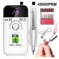 thumbnail image 2 of 45000RPM Electric Nail Drill Machine Professional Nail Drills for Gel Nails Polish Rechargeable Portable Nail File Manicure Tool, 2 of 5