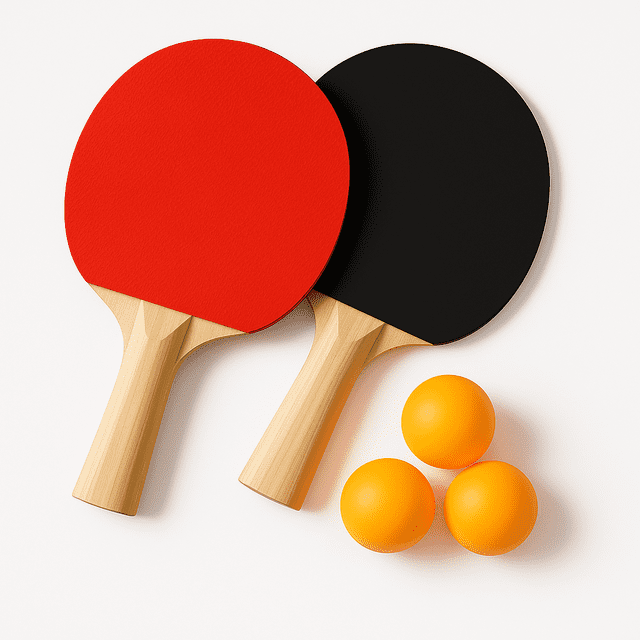 Juego de 2 raquetas de ping pong Diversiones Bago con 3 pelotas Economica