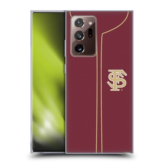 Head Case Designs Officially Licensed Florida State University FSU Florida State University Baseball Jersey Gel Case Compatible with Samsung Galaxy Note20 Ultra / 5G