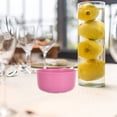 thumbnail image 4 of CIMAXIC Round Pink Plastic Bowls 10Pcs for Soup and Rice Reusable Entertaining Guests, 4 of 8
