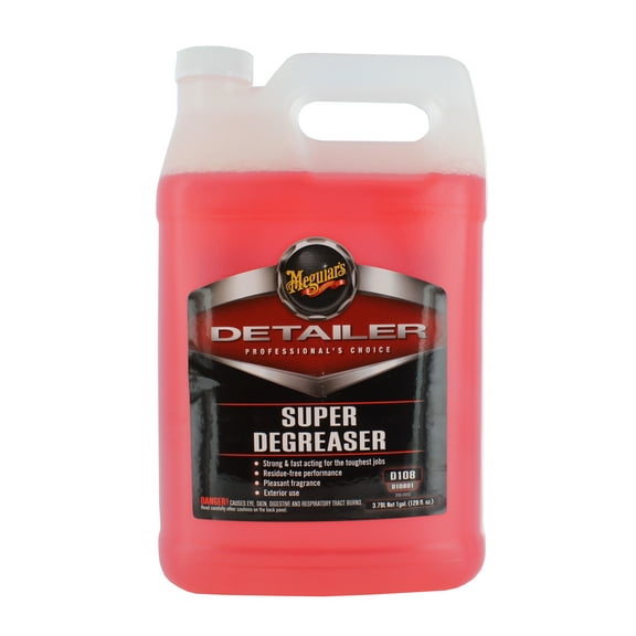 Meguiar's D10801 Super Degreaser w/ D20108 32 oz Bottle and D110542 Grey Nozzle