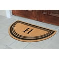 thumbnail image 3 of A1HC Natural Coir Flock Monogrammed Door Mat for Front Door, 30x60, Anti-Shed Treated Durable Doormat for Outdoor Entrance, Heavy Duty, Low Profile, Easy to Clean, Long Lasting, Front Porch Entry Rug, 3 of 7