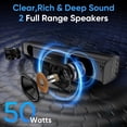 thumbnail image 3 of Barra de sonido RIOWOIS para Smart TV Bluetooth Bass Boost de 17 pulgadas, 3 of 6