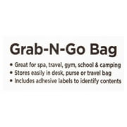Equate Grab-N-Go Bag of Travel Bottles for Toiletries, Color May Vary, 3 fl oz, 4 Count