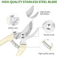 thumbnail image 5 of High quality pruning shears, modern garden shears, durable garden shears, sharp garden shears, pruning roses, 2-pack professional pruning shears, 5 of 5