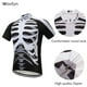 thumbnail image 4 of Camiseta de ciclismo con calavera blanca Moxilyn, ropa de ciclismo de manga corta para verano, transpirable y de secado rápido, ropa de ciclismo de montaña, 4 of 5