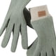 thumbnail image 4 of Guantes de invierno cálidos, resistentes al viento, de tejido de rayas, compatibles con pantallas táctiles y protección contra el frío. verde, 4 of 7