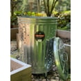 Behrens 20 gal Galvanized Steel Outdoor Refuse / Composter Can with Lid