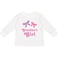 thumbnail image 3 of Inktastic Grandma's Girl Grandchild Butterfly Girls Long Sleeve Toddler T-Shirt, 3 of 5