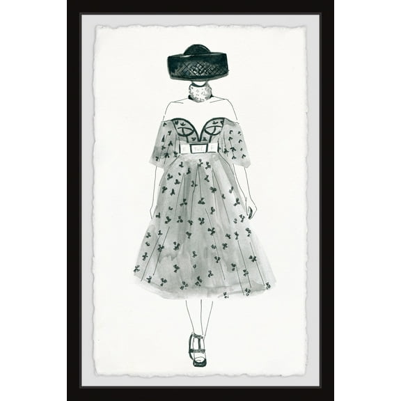 Marmont Hill Sophisticate Ii Framed Wall Art, 8.00" x 1.50"