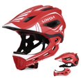 thumbnail image 1 of Lixada-casco de cara completa desmontable para niños, casco de seguridad deportivo para bicicleta, equipo de protección para ciclismo, monopatín, Scooter Fivean Cascos de ciclismo, 1 of 2