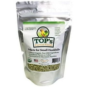 TOP's Parrot Food Bird Pellets for Small Hookbills - Non-GMO, Peanut Soy & Corn Free, USDA Organic Certified - 12 oz / 340 g