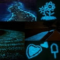 thumbnail image 5 of Blue Luminous Stones Decorative - 200 Pieces - Glow Stones for Garden, Road, Outdoor, 5 of 5